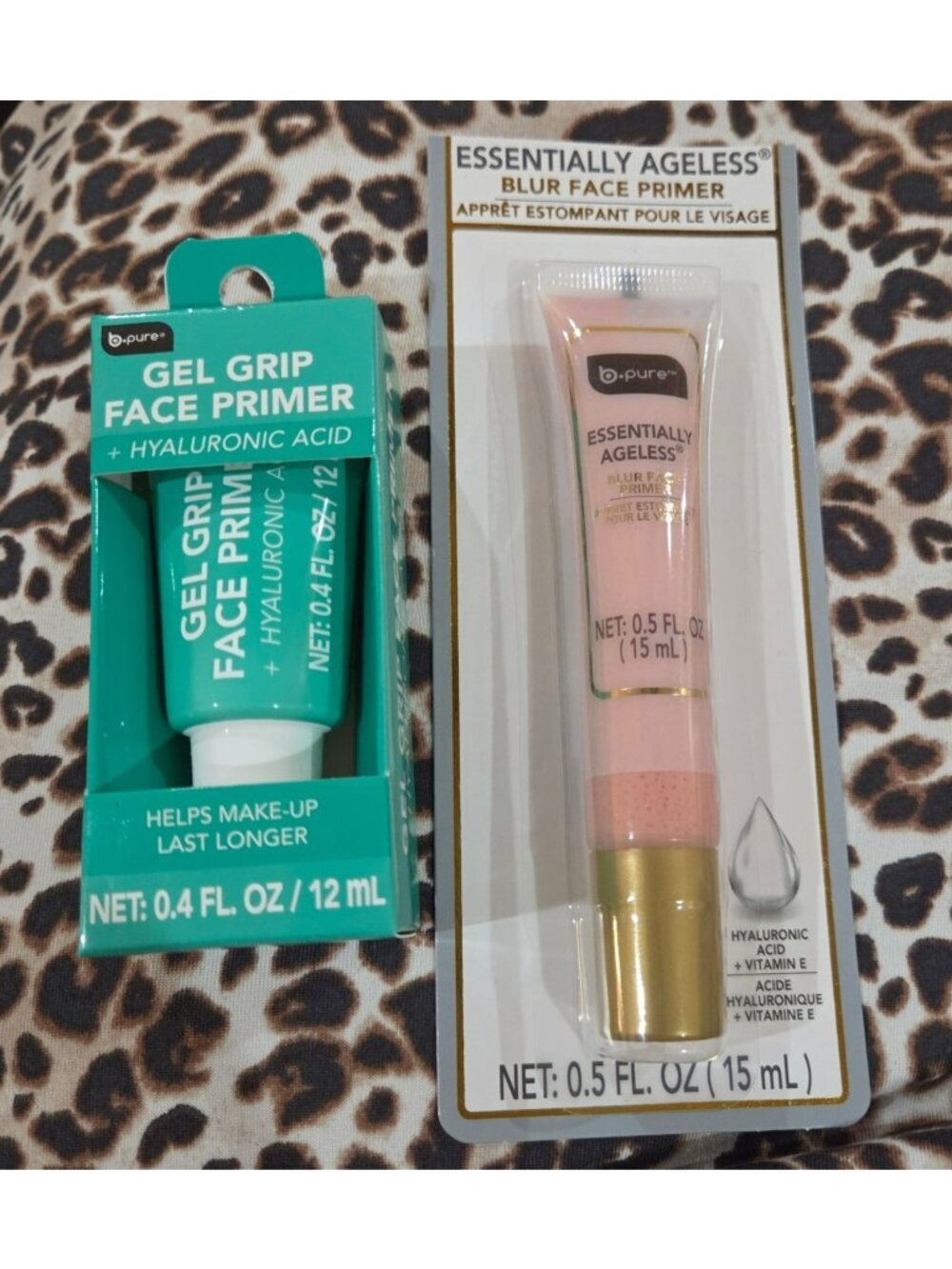 B.Pure Gel Grip & Essentially Ageless Blur Face Primer Duo 0.4/0.5 Fl Oz Hyaluro - Picture 10 of 10